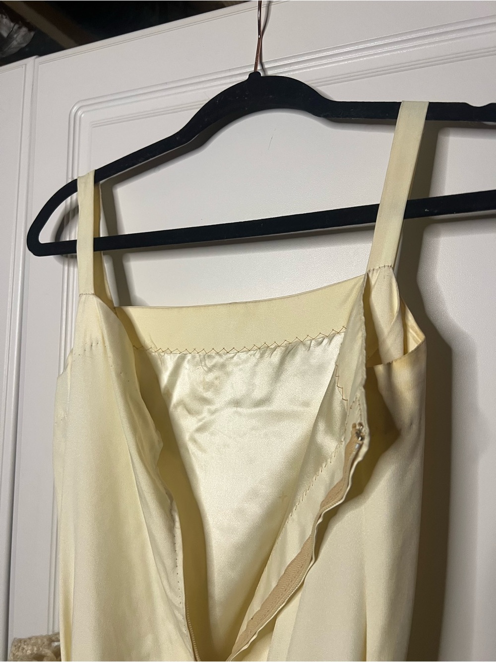 Handmade Vintage Crochet Drop Waist Cottagecore Dress - Picture 16 of 16